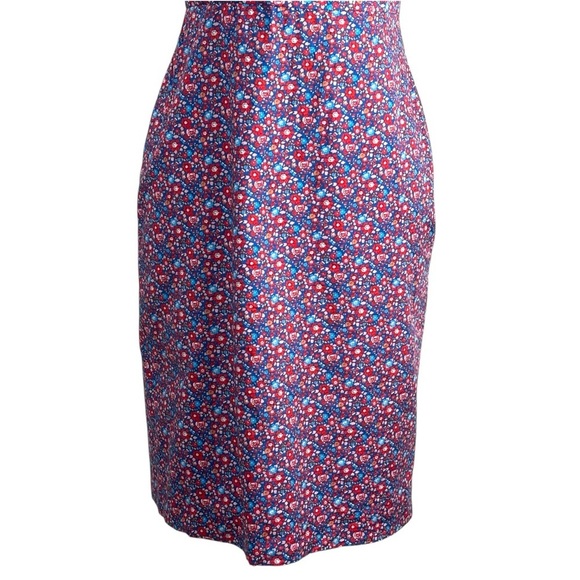 J. CREW x LIBERTY LONDON FLORAL COTTON SWEETHEART SLEEVELESS CASUAL SUN DRESS - Picture 10 of 16